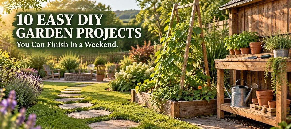 10 Easy DIY Garden Projects You Can Finish in a Weekend