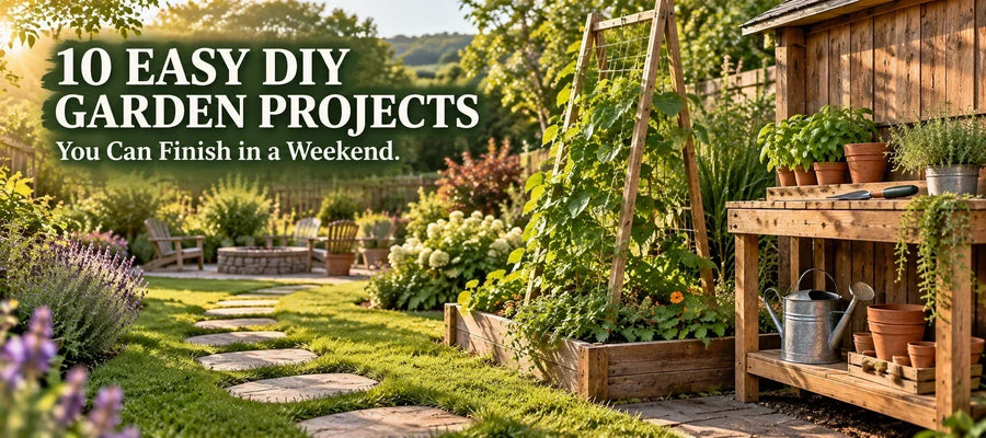 10 Easy DIY Garden Projects You Can Finish in a Weekend