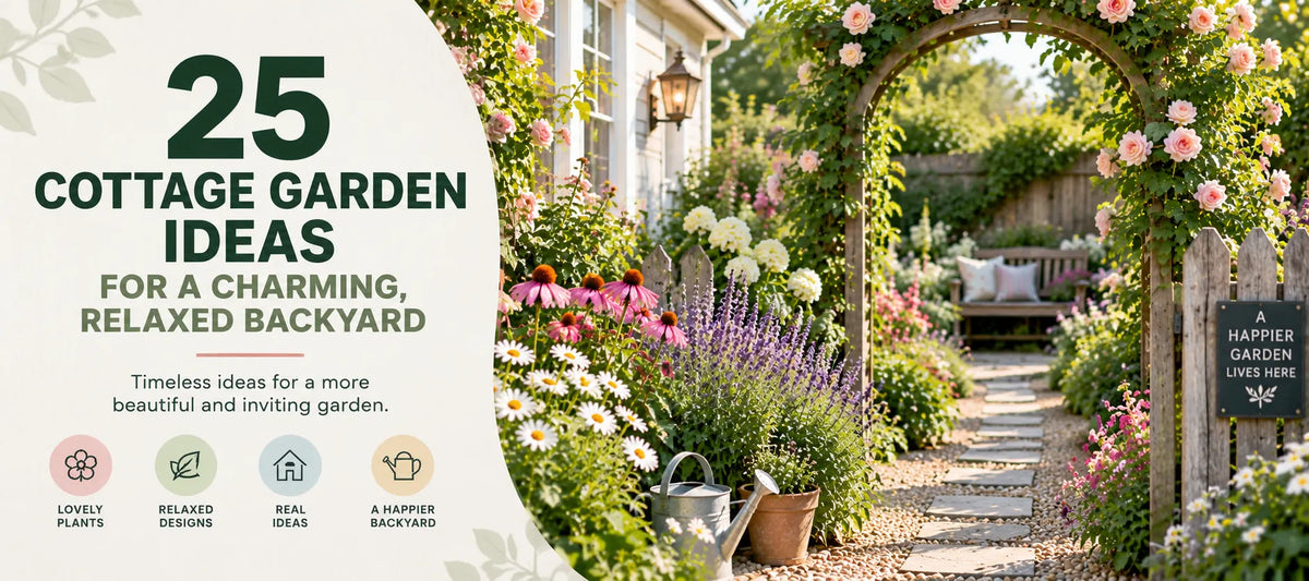 25 Cottage Garden Ideas for a Charming, Relaxed Backyard