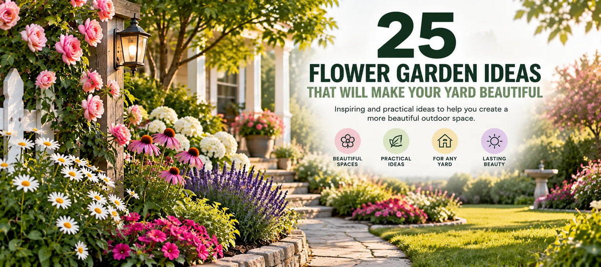 25 Flower Garden Ideas That Will Make Your Yard Beautiful