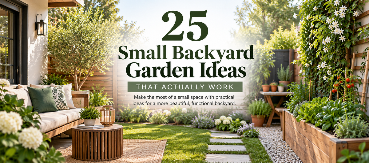 25 Small Backyard Garden Ideas That Actually Work