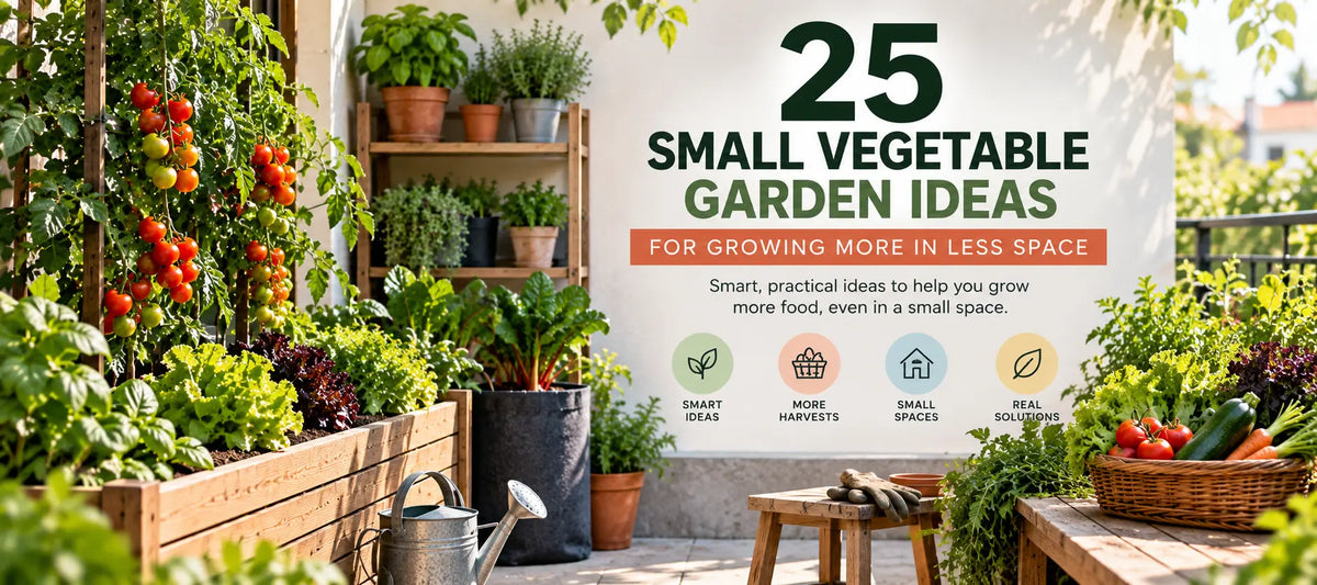 25 Small Vegetable Garden Ideas for Growing More in Less Space