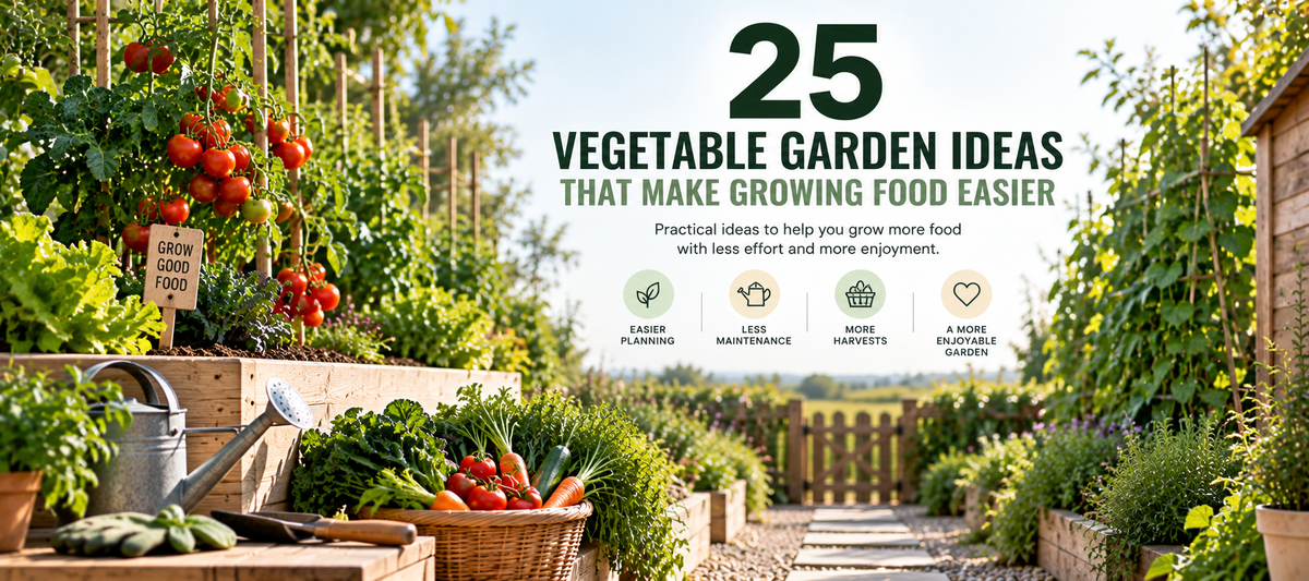 25 Vegetable Garden Ideas That Make Growing Food Easier