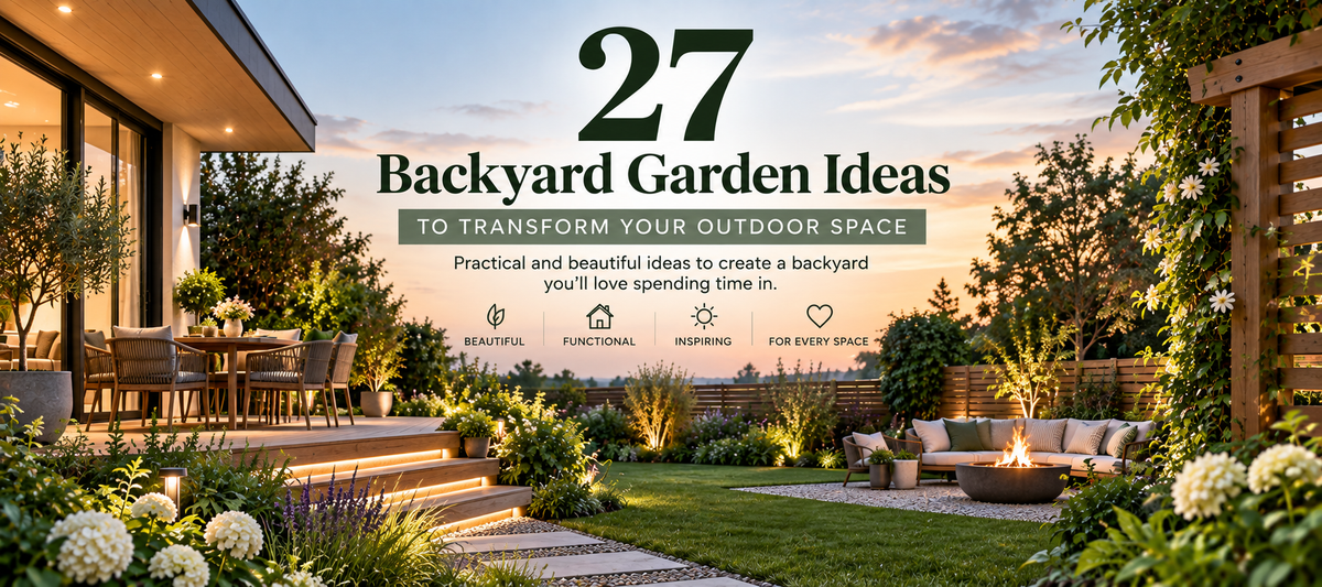 27 Backyard Garden Ideas to Transform Your Outdoor Space