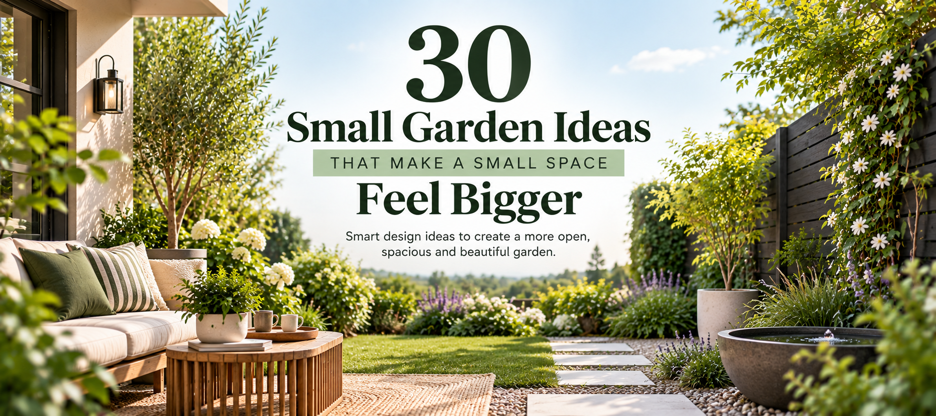 30 Small Garden Ideas That Make a Small Space Feel Bigger