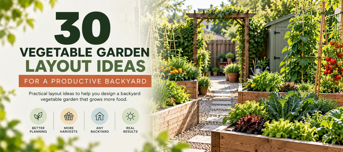 30 Vegetable Garden Layout Ideas for a Productive Backyard