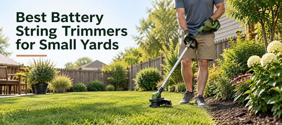 Best Battery String Trimmers for Small Yards in 2026