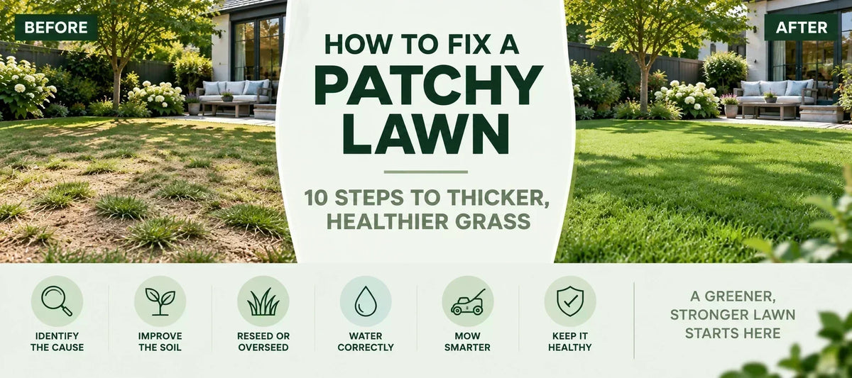 How to Fix a Patchy Lawn: 10 Steps to Thicker, Healthier Grass