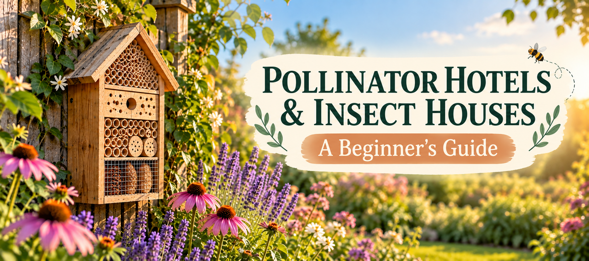 Pollinator Hotels & Insect Houses: A Beginner's Guide