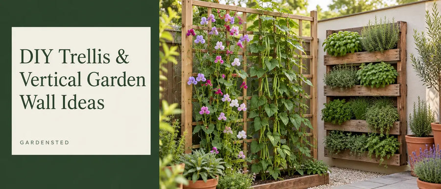 DIY trellis and vertical garden wall ideas cover image