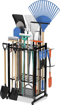Sttoraboks Heavy-Duty Steel Garden Tool Organizer Rack, Holds 50 Tools