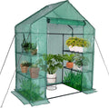 Portable Walk-In Greenhouse, 56x30x76, 3-Tier Shelves