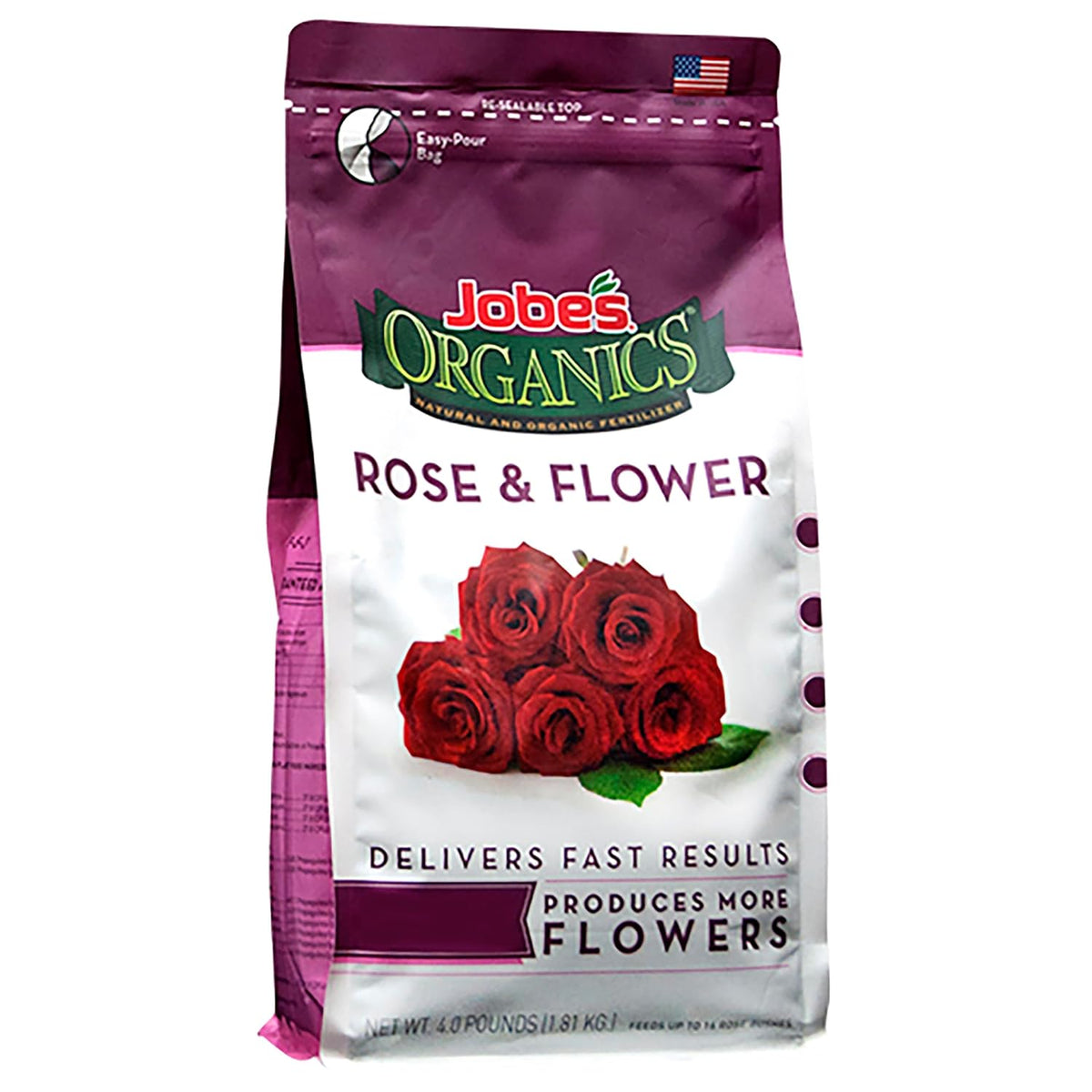 Jobe's Organics Granular Rose Fertilizer, 4 lbs