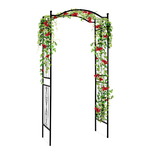 Best Choice Products 92" Steel Garden Arch Arbor Trellis