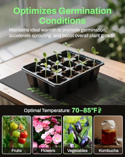Seedling heat mats