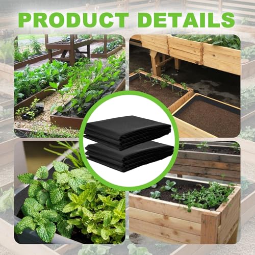 2 Pack Raised Garden Bed Liner
