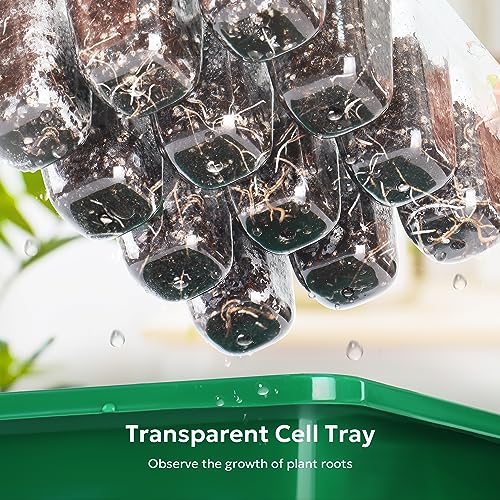 Seed starting trays with humidity domes