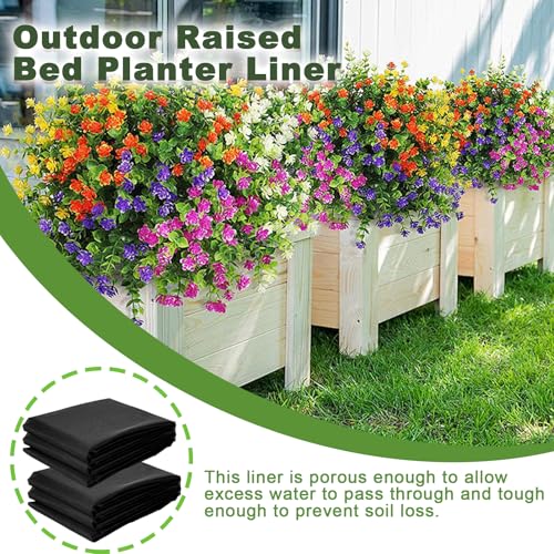 2 Pack Raised Garden Bed Liner