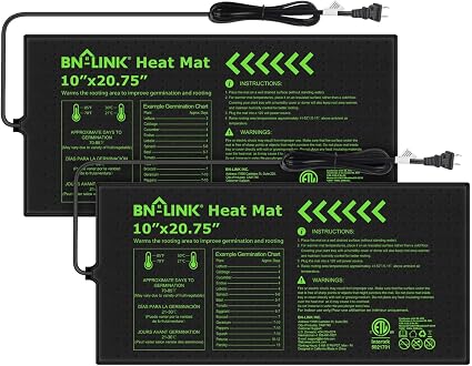 Seedling heat mats