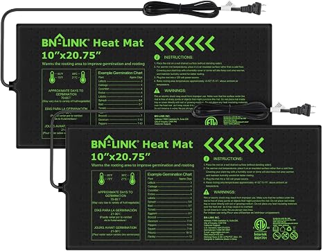 Seedling heat mats