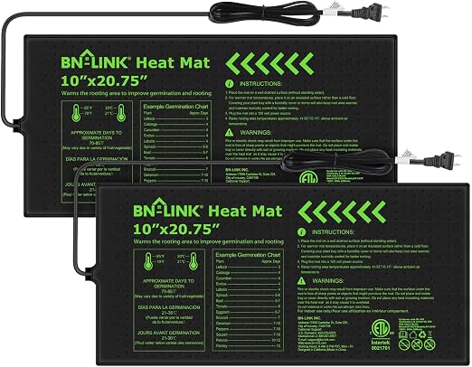 Seedling heat mats