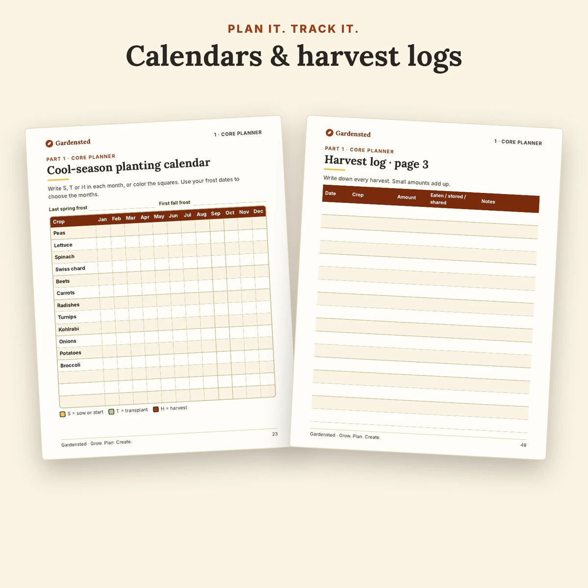 Vegetable Garden Master System: Printable Planner